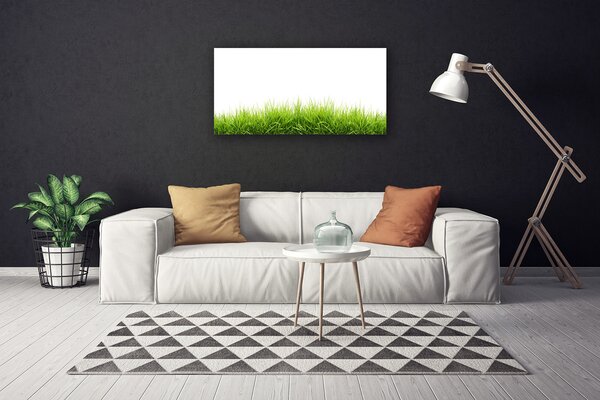 Quadro su tela Erba Natura Pianta 100x50 cm