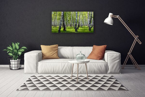 Stampa quadro su tela Foresta dell'albero della natura 100x50 cm
