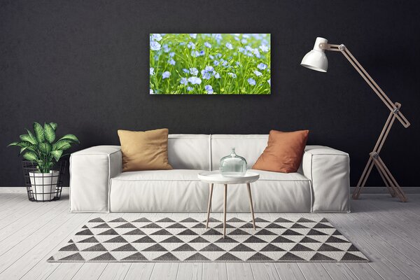 Quadro su tela Fiori. Erba. Pianta. Natura 100x50 cm