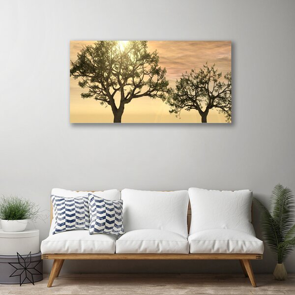 Quadro su tela Alberi della natura 100x50 cm