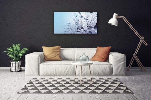 Quadro su tela Pianta di tarassaco 100x50 cm