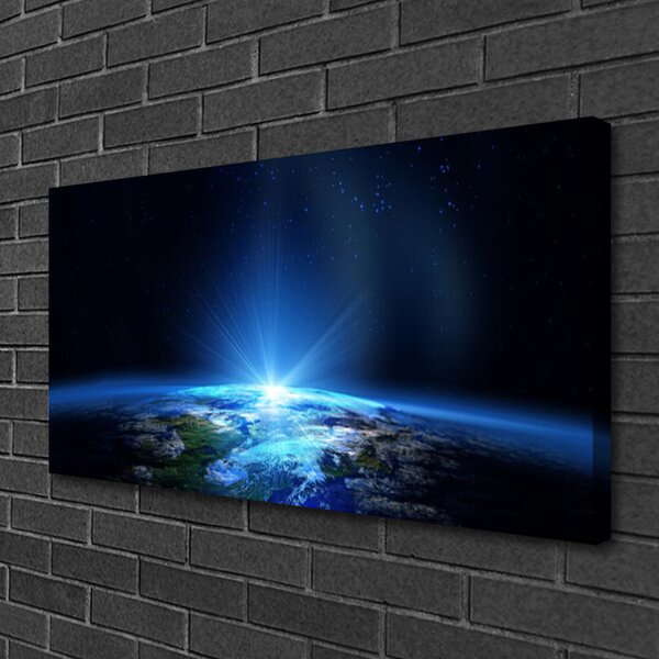 Quadro su tela Astrazione dell'universo 100x50 cm