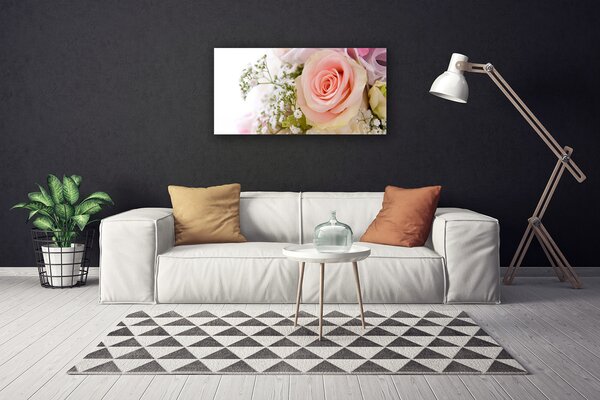 Quadro su tela Rose, fiori, piante 100x50 cm