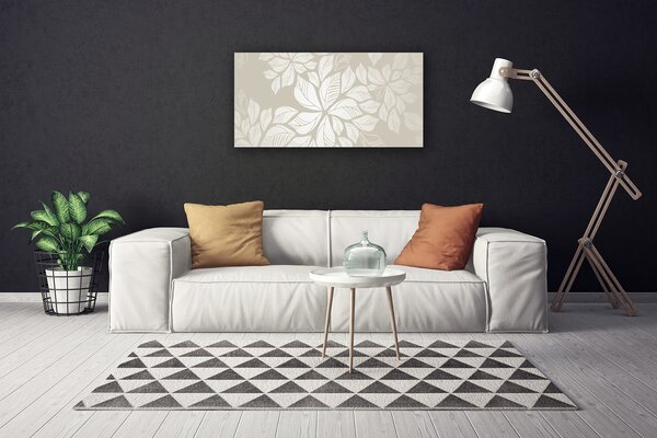 Quadro su tela Fiori Pianta Arte 100x50 cm