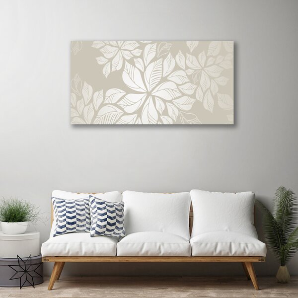 Quadro su tela Fiori Pianta Arte 100x50 cm