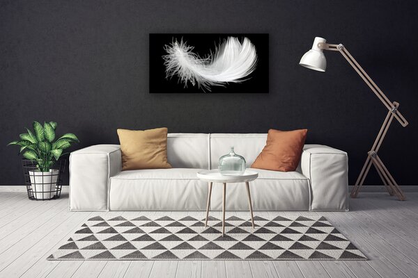 Quadro su tela Piuma Art 100x50 cm