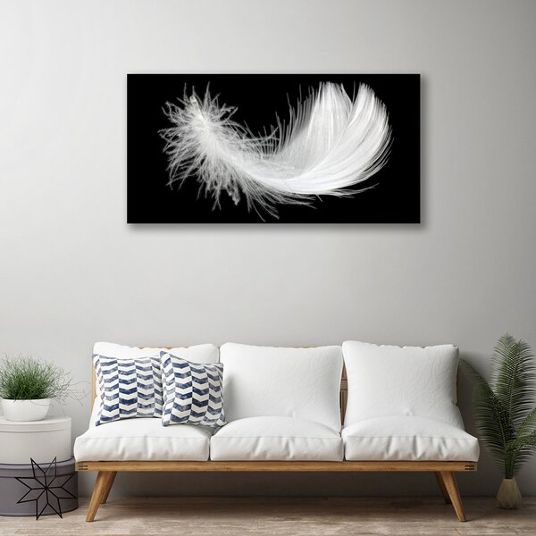 Quadro su tela Piuma Art 100x50 cm