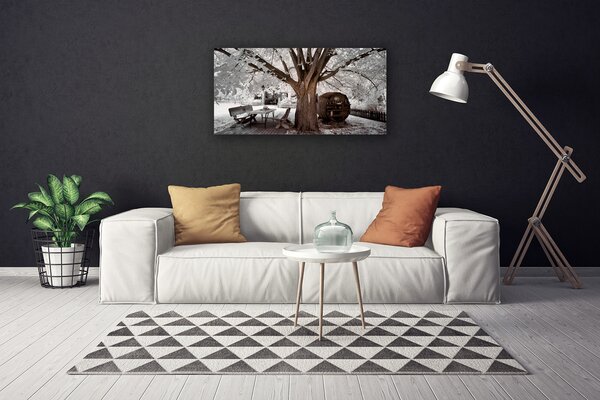 Quadro su tela Albero della natura 100x50 cm