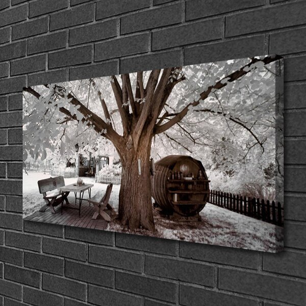 Quadro su tela Albero della natura 100x50 cm