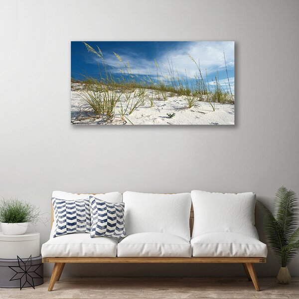 Quadro su tela Paesaggio da spiaggia 100x50 cm