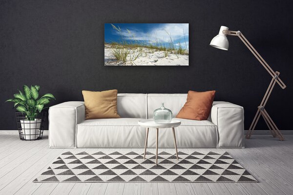 Quadro su tela Paesaggio da spiaggia 100x50 cm