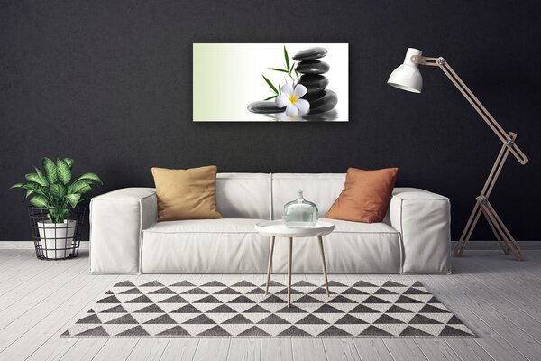 Quadro su tela Pietre di fiori Art 100x50 cm