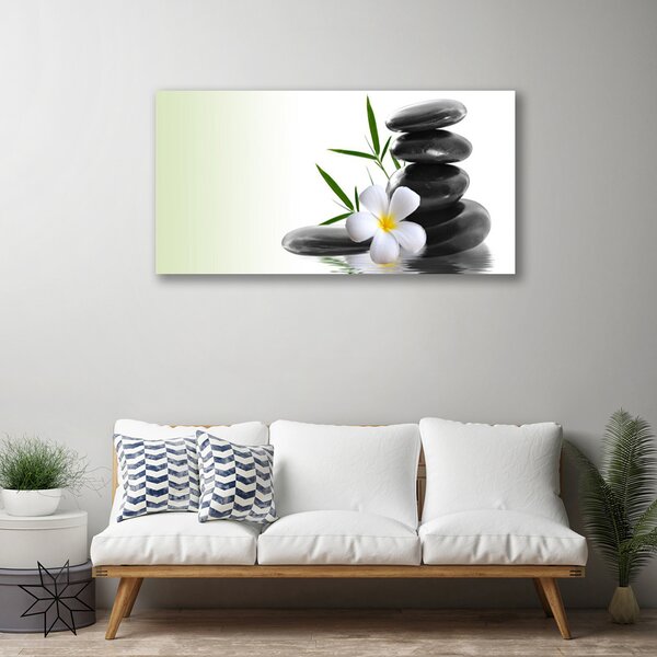 Quadro su tela Pietre di fiori Art 100x50 cm