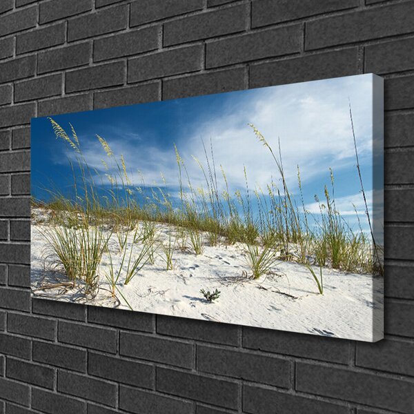 Quadro su tela Paesaggio da spiaggia 100x50 cm