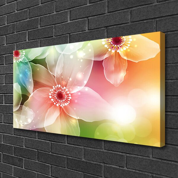 Quadro su tela Fiore Pianta Natura Art 100x50 cm