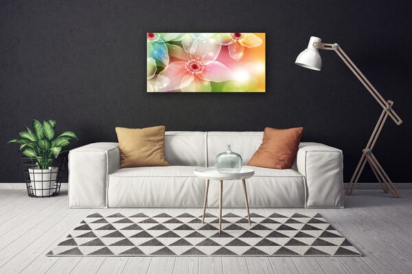 Quadro su tela Fiore Pianta Natura Art 100x50 cm