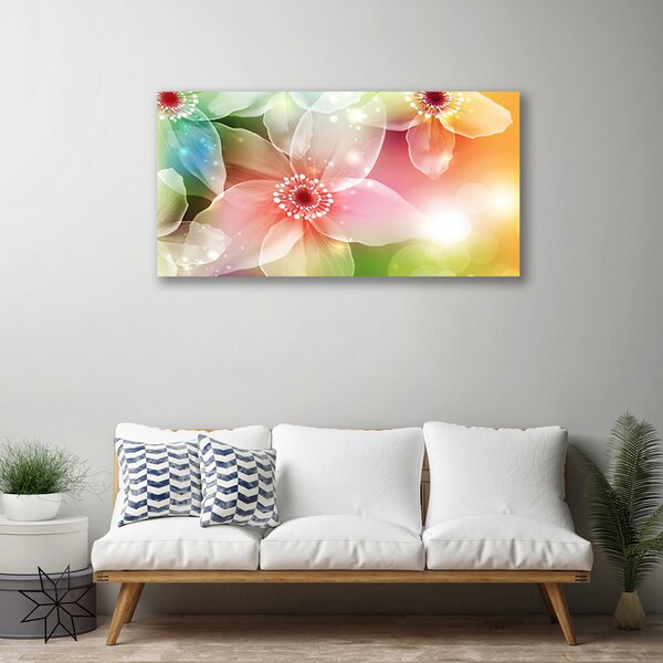 Quadro su tela Fiore Pianta Natura Art 100x50 cm