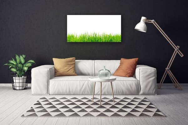 Quadro su tela Erba Natura Pianta 100x50 cm