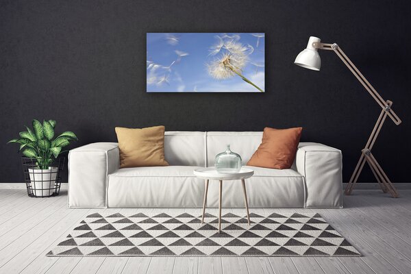 Quadro su tela Pianta di tarassaco 100x50 cm