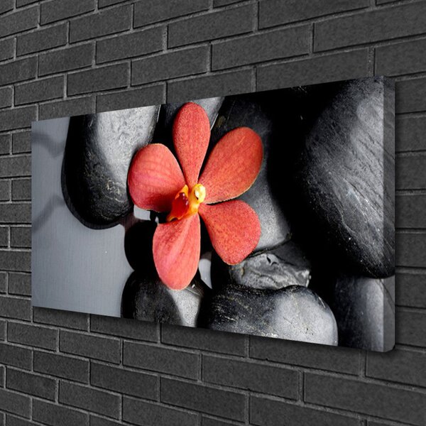 Quadro su tela Pietre di fiori Art 100x50 cm