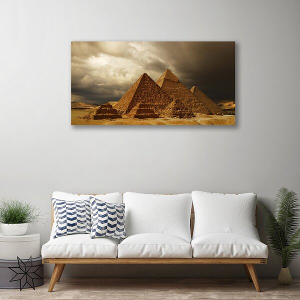 Quadro su tela Piramidi di architettura 100x50 cm