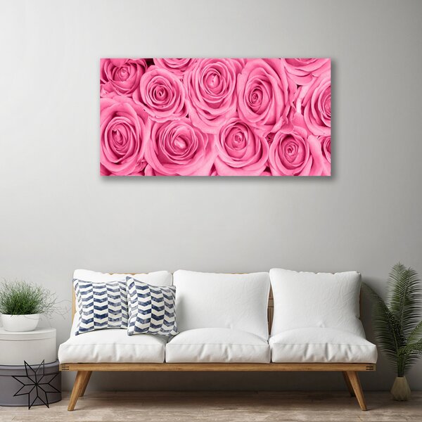 Quadro su tela Rose, fiori, piante 100x50 cm