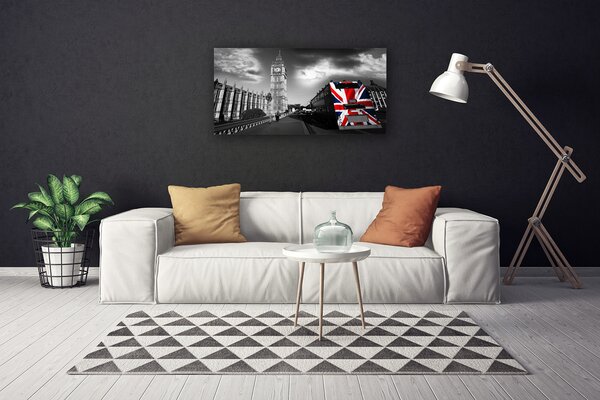 Stampa quadro su tela Architettura della città 100x50 cm