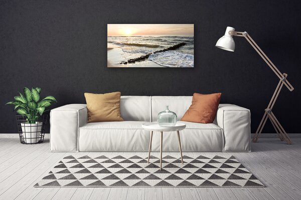 Foto quadro su tela Paesaggio marino 100x50 cm