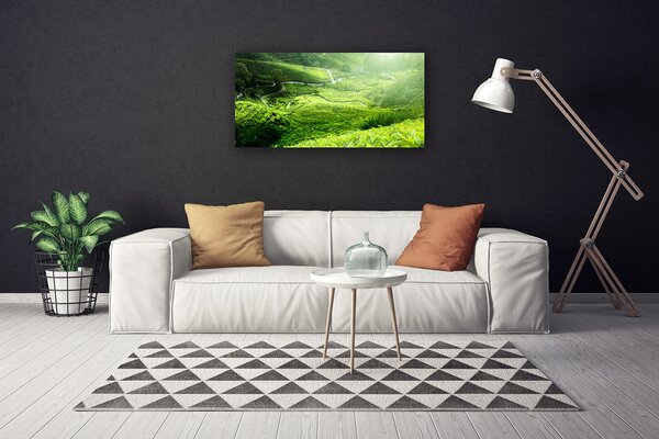 Quadro su tela Prato Natura 100x50 cm