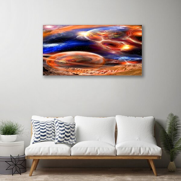 Foto quadro su tela Astrazione dell'universo 100x50 cm