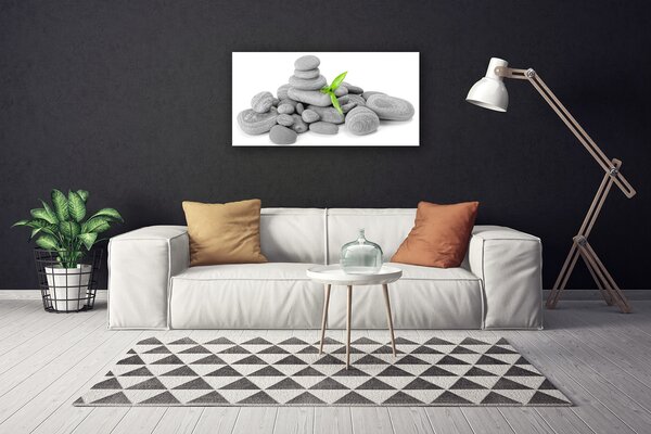 Quadro su tela Pietre d'arte 100x50 cm