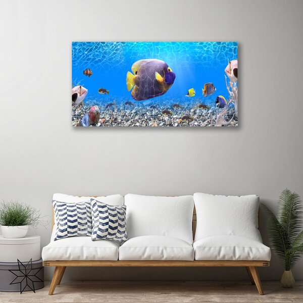 Quadro su tela Pesce della natura 100x50 cm