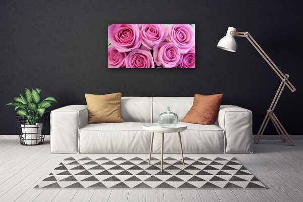 Quadro su tela Rose, fiori, piante 100x50 cm