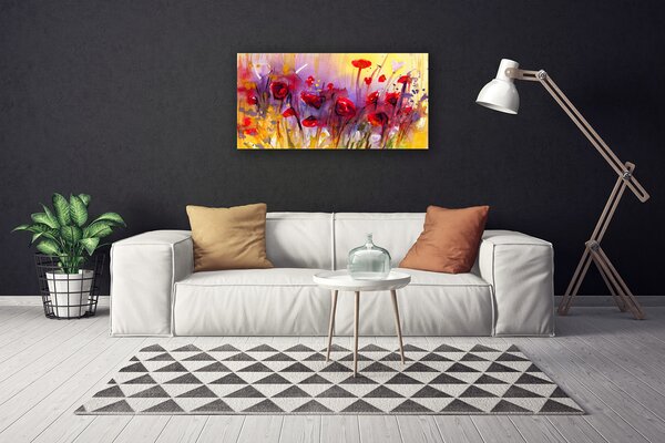 Quadro su tela Fiori Pianta Natura Art 100x50 cm