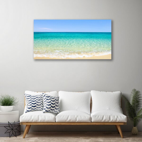 Quadro su tela Paesaggio marino 100x50 cm