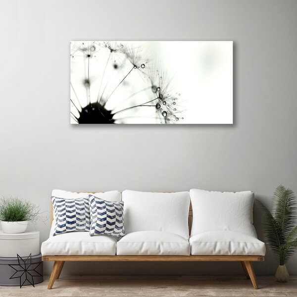 Quadro su tela Pianta di tarassaco 100x50 cm