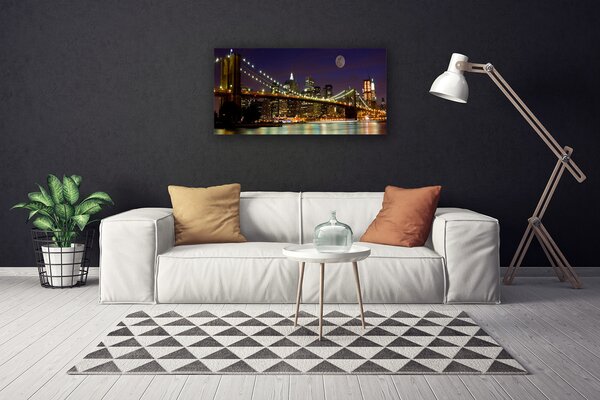 Quadro su tela Architettura del ponte 100x50 cm