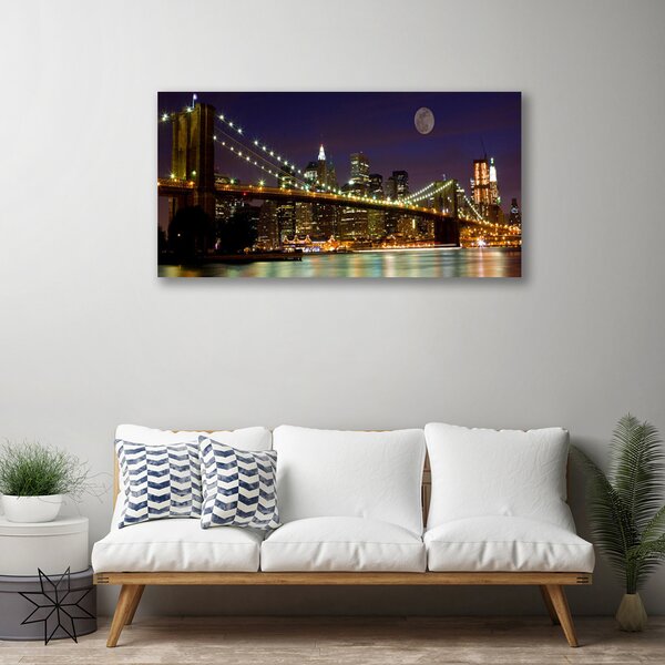 Quadro su tela Architettura del ponte 100x50 cm
