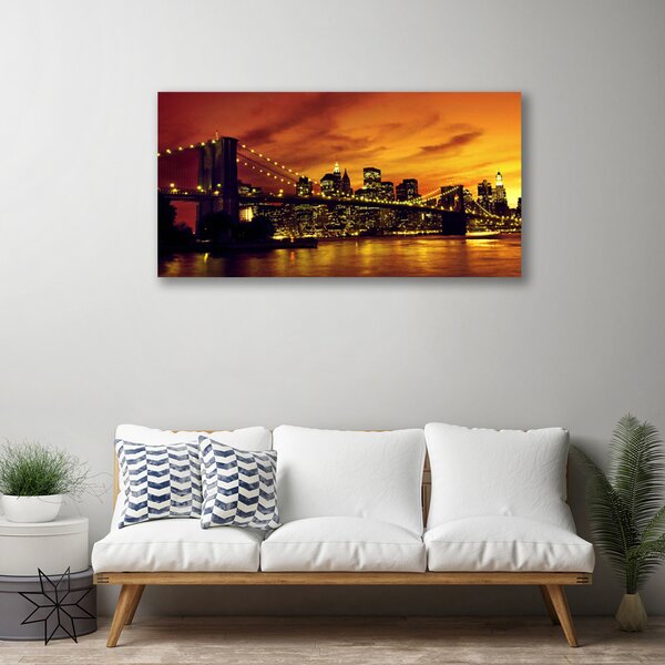 Quadro su tela Architettura del ponte 100x50 cm
