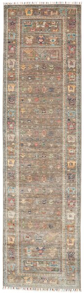 Rubin Pakistan Cornice Marrone Cenere Multicolor 80x293 Cm
