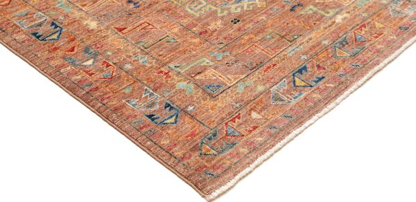 Tribal Pakistan Cornice Terracotta Terra Multicolore 238x290 Cm