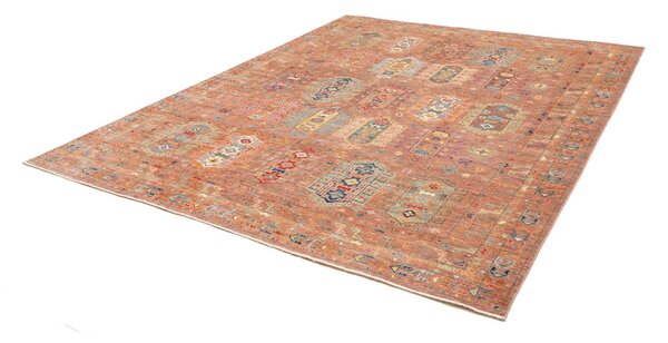 Tribal Pakistan Cornice Terracotta Terra Multicolore 238x290 Cm