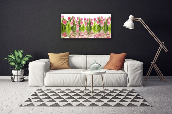 Quadro su tela Tulipani Pianta Natura 100x50 cm
