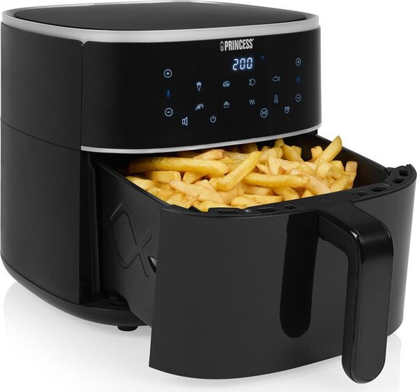 PRINCESS Friggitrice ad Aria Capacit 6 Litri Potenza 1500 Watt Temperatura Max 200 C con 6 Programmi di Cottura - 182244