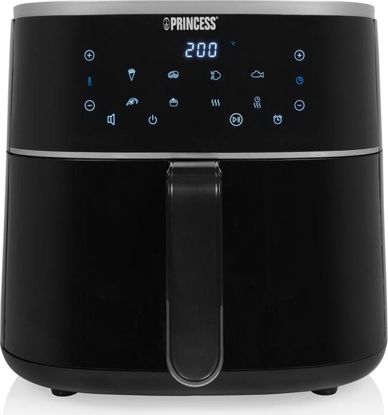 PRINCESS Friggitrice ad Aria Capacit 6 Litri Potenza 1500 Watt Temperatura Max 200 C con 6 Programmi di Cottura - 182244
