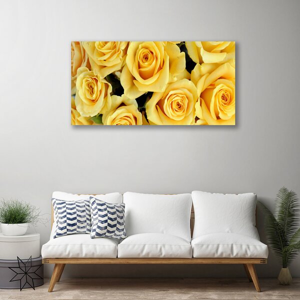 Quadro su tela Rose, fiori, piante 100x50 cm