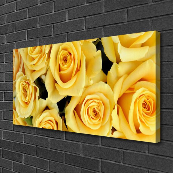 Quadro su tela Rose, fiori, piante 100x50 cm