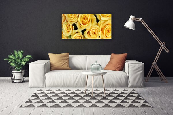 Quadro su tela Rose, fiori, piante 100x50 cm