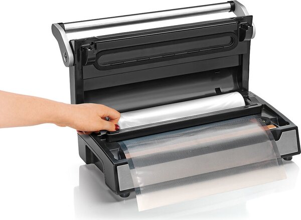 LAICA Macchina per Sottovuoto Potenza 130 Watt Aspira 22 Litri/Min con Aspirazione a Impulsi - VT3240 Xpro