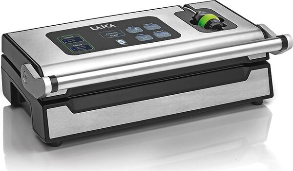 LAICA Macchina per Sottovuoto Potenza 130 Watt Aspira 22 Litri/Min con Aspirazione a Impulsi - VT3240 Xpro